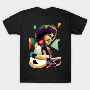The Guitarist In Pop Art T-Shirt